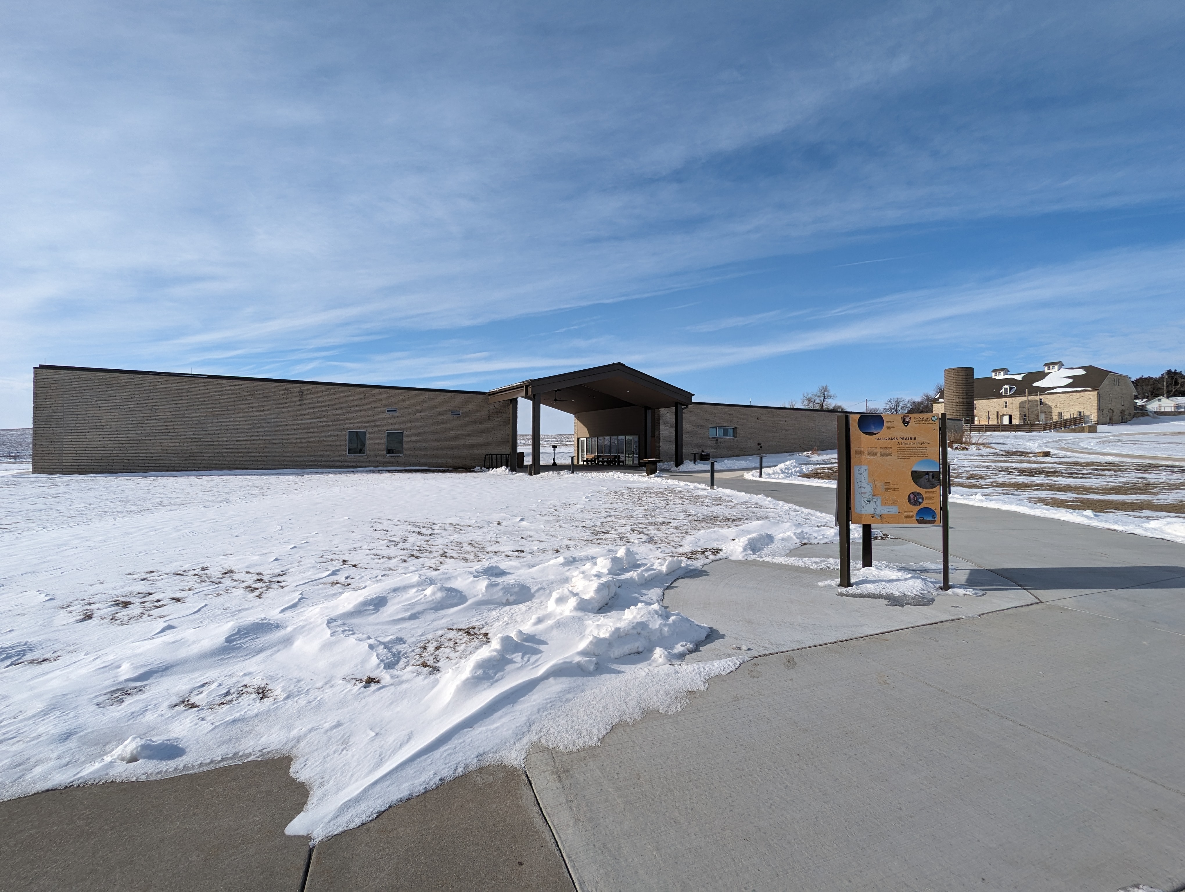 Visitor Center Snow 2024