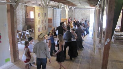 barn dance among the beautiful quilts 2015
