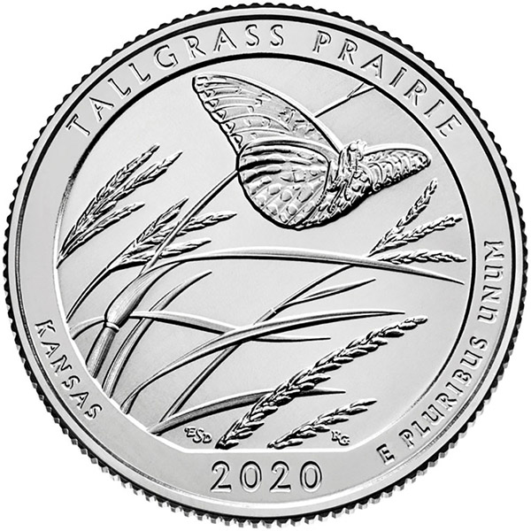 image of the Tallgrass Prairie quarter image of the Tallgrass Prairie quarter