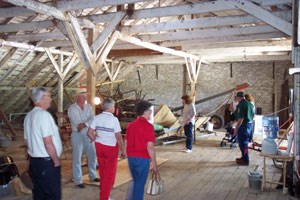 Top of the barn opens once a year