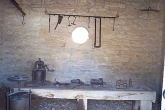 inside the curing house