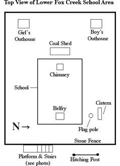 blueprint for schoolhouse area