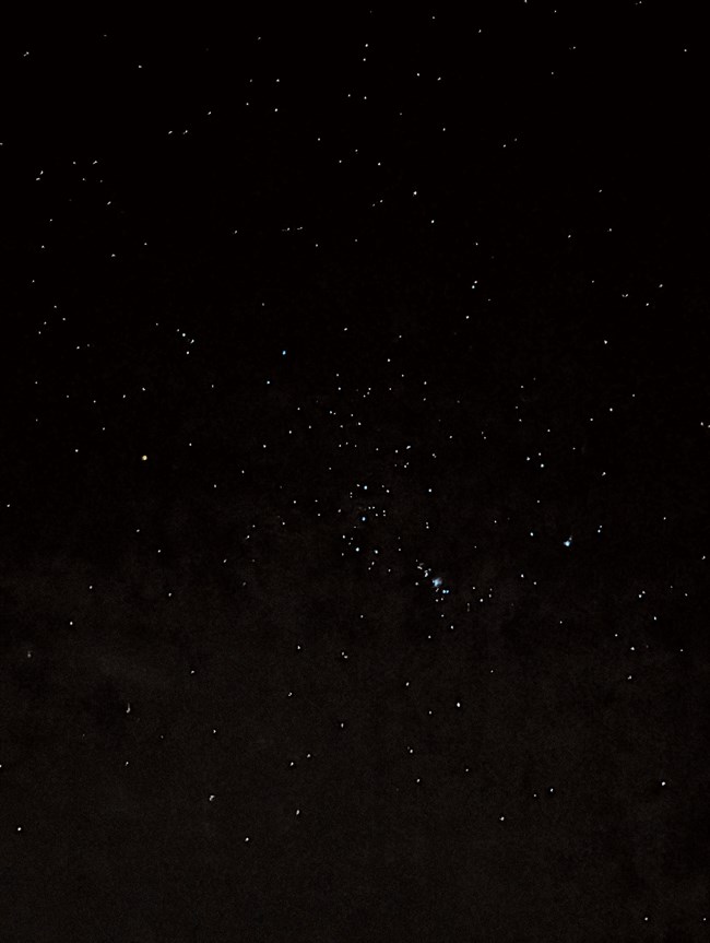 dark sky with stars