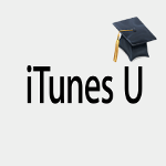 image of mortarboard hat with iTunes U text image of mortarboard hat with iTunes U text