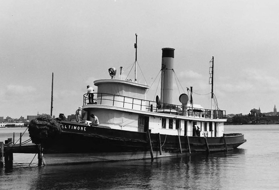 The Baltimore in the process of being restored. The Baltimore in the process of being restored.