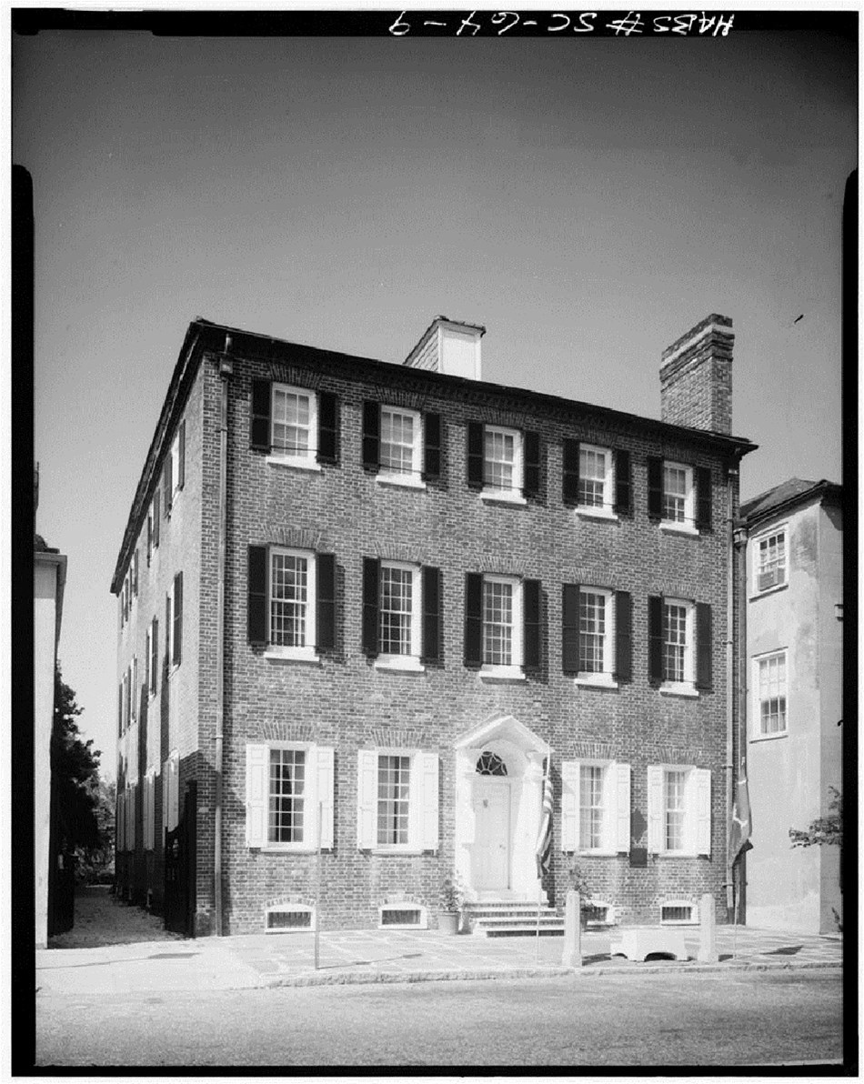 Front of Heyward-Washington House Front of Heyward-Washington House