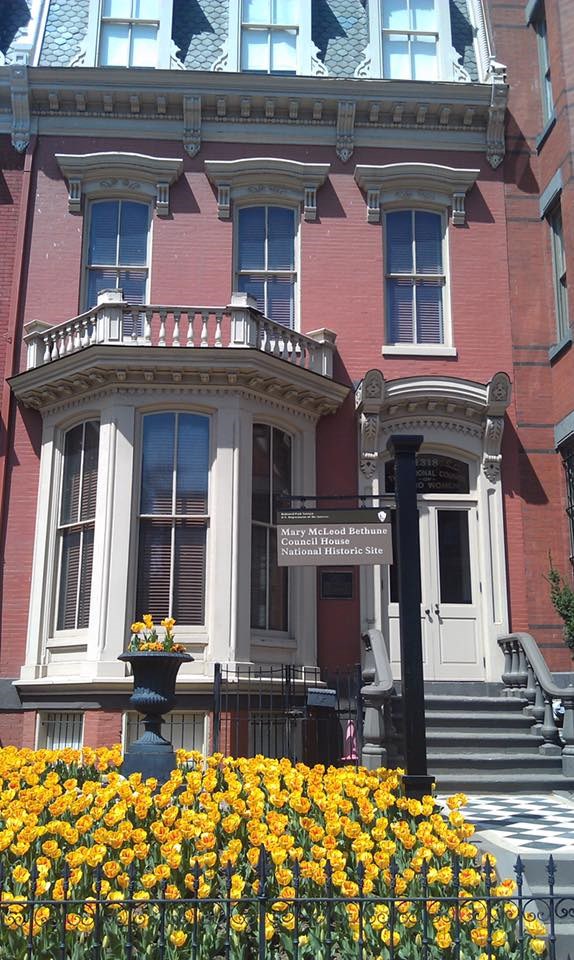 The façade of the Mary McLeod Bethune Council House NHS