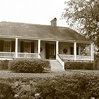 Hope Farm house with porch across the front