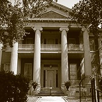 Magnolia Hall two-story house with columns