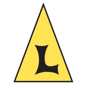 Old Lodgepole Road Route Marker A yellow triangle with the letter 'L' within it.