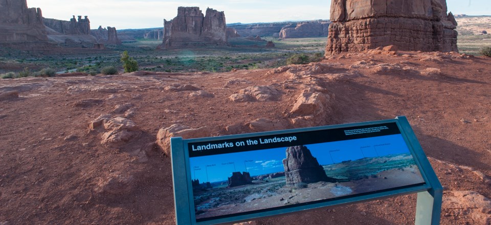 _DSC8879 a sign entitled Landmarks on the Landscape