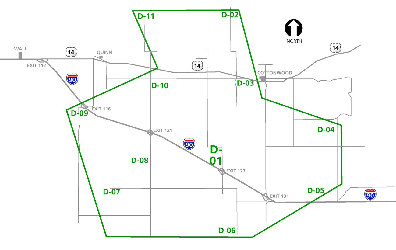 Map showing the locations of the Delta Flight facilities