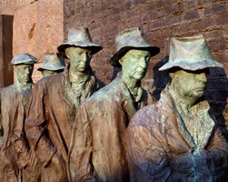 George Segal’s Breadline sculpture