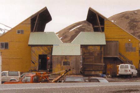 large yellow building