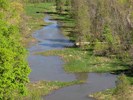 Aerial view of the marsh on Theodore Roosevelt Island