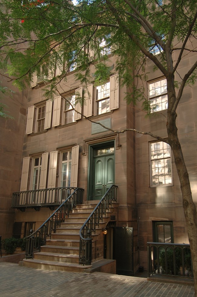 Exterior view of Theodore Roosevelt Birthplace National Historic Site