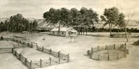 Elkhorn ranch watercolor