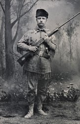 TR poses in his hunting attire