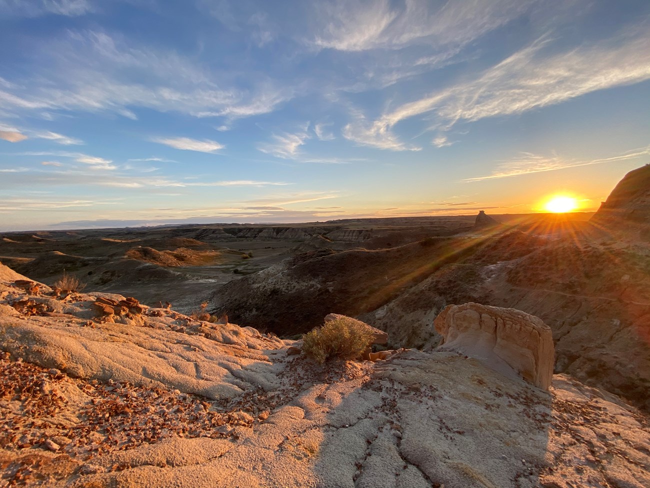 Sunrise over the wilderness