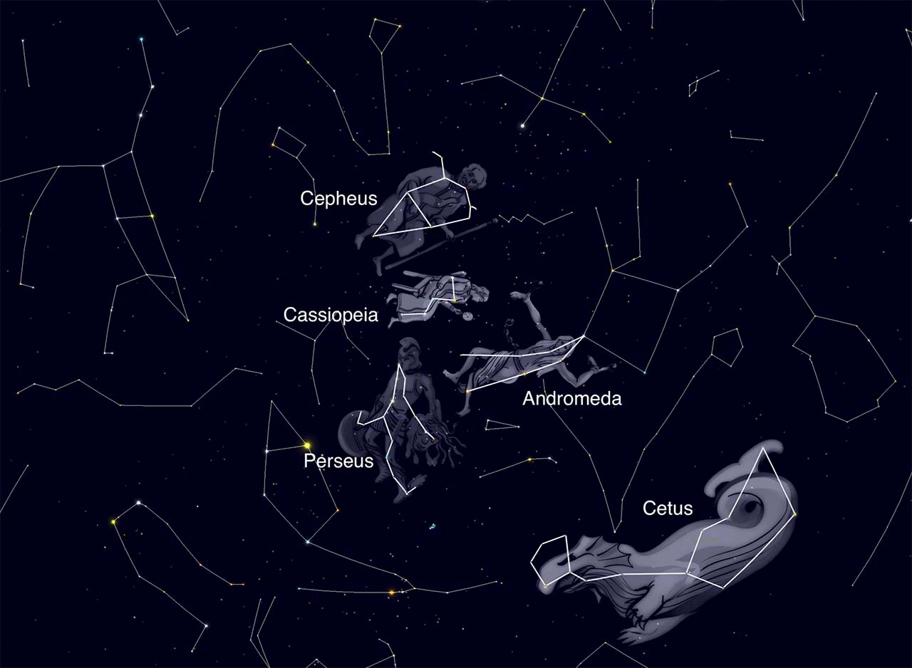 Cassiopeia & Cepheus Constellation