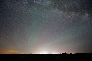 Light pollution from outside the park