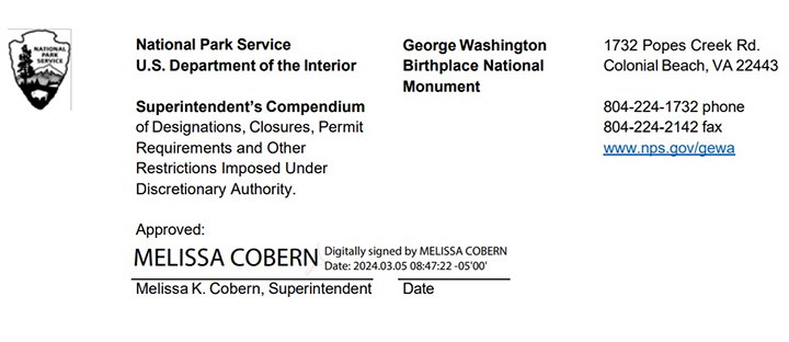 Signature of Melissa K. Cobern, Superintendent. 03-06-2024