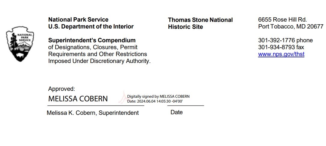 Signature of Melissa K. Cobern, Superintendent. 06-5-2024