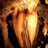 The Great Heart of Timpanogos cave stalactite