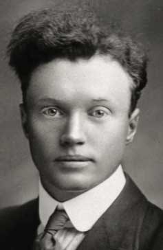 Black and white portait of James W. Gough. Black and white portait of James W. Gough.