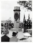 Ceremony at Ribault Monument in 1962
