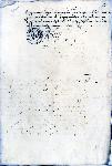 The signature of Admiral Gaspard de Coligny who organized the French expedition.