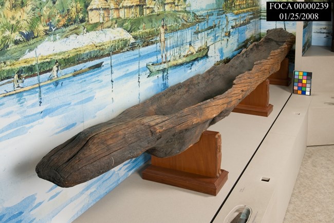 Canoe in museum