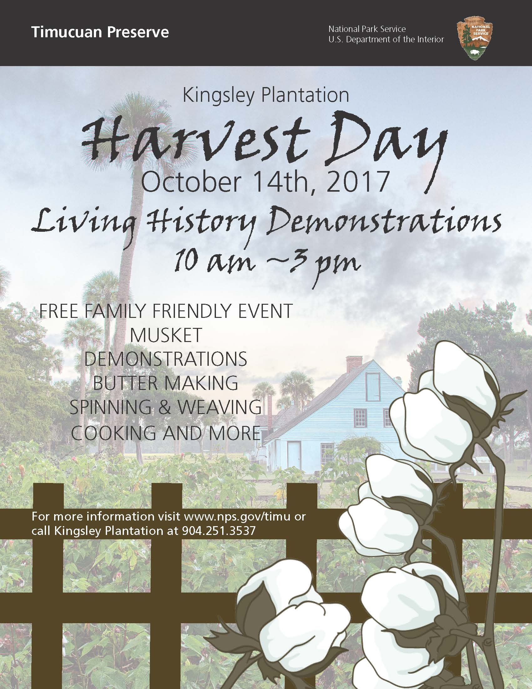 a flyer with cotton advertising event date and time a flyer with cotton advertising event date and time