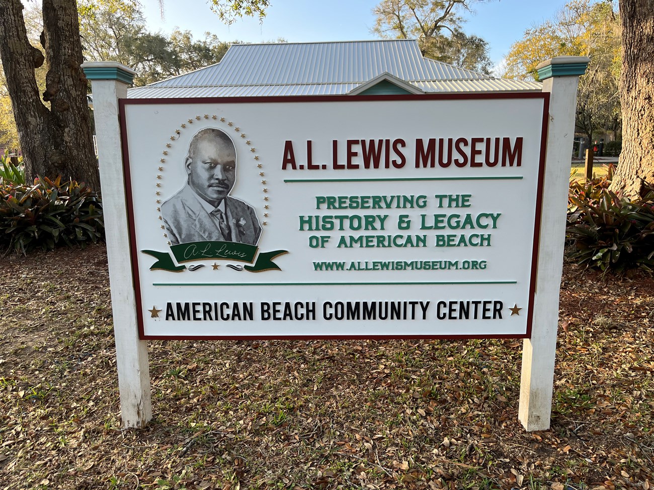 a museum sign for AL Lewis Museum