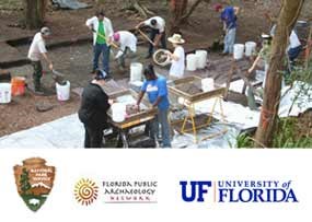 University of Florida archaeology students participated in the 2006 field school at Kingsley Plantation. University of Florida archaeology students participated in the 2006 field school at Kingsley Plantation.