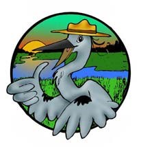 Logo image for Wade, the Timucuan Preserve Junior Ranger mascot Logo image for Wade, the Timucuan Preserve Junior Ranger mascot