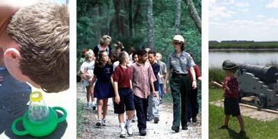 Educational activites at the National Parks of the First Coast and Golden Isles Educational activites at the National Parks of the First Coast and Golden Isles