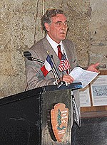 Jean Marc Masseaut speaking at the Kingsley Heritage Celebration