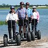 Four people on segway tour