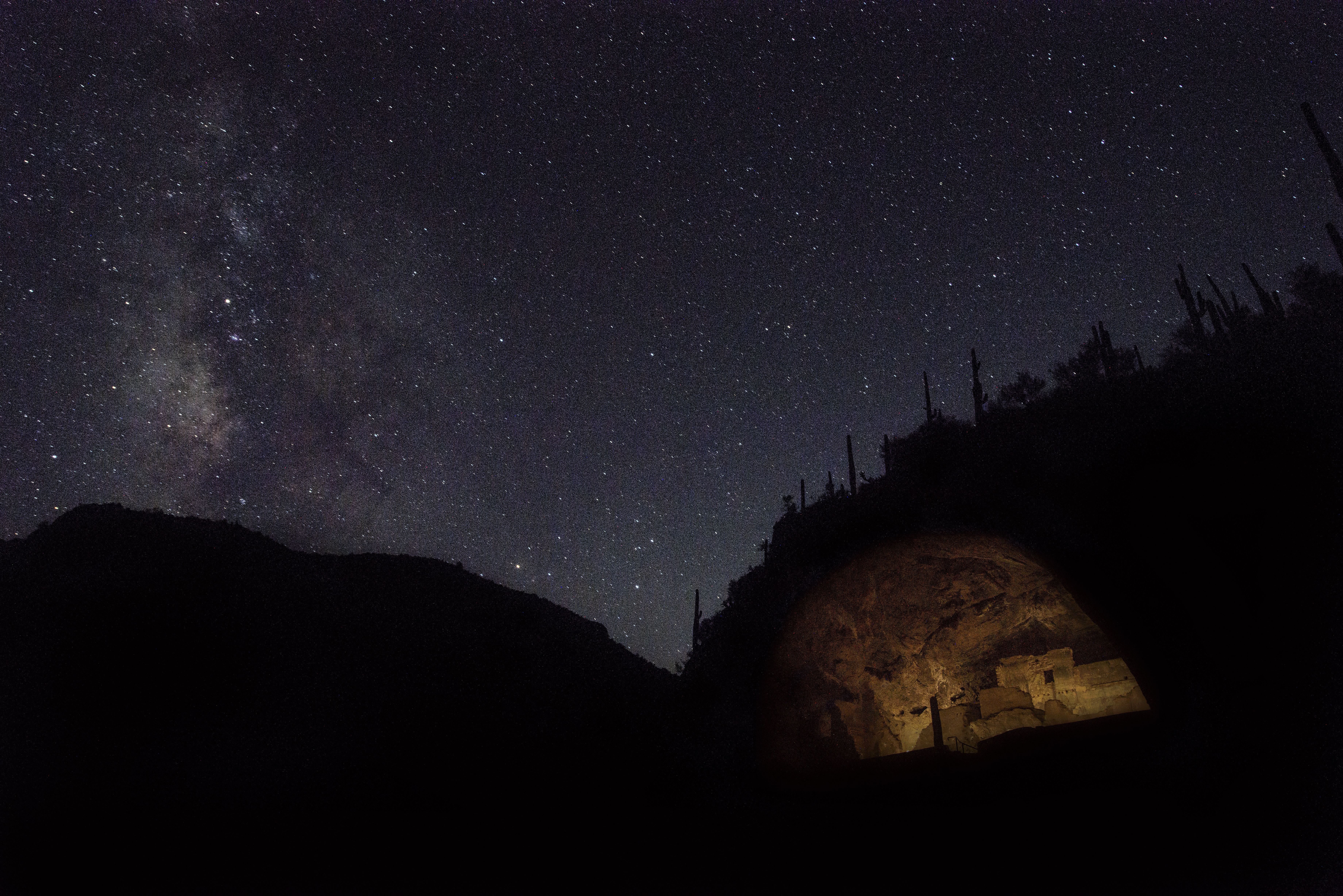 Night Sky Night sky over Lower Cliff Dwelling