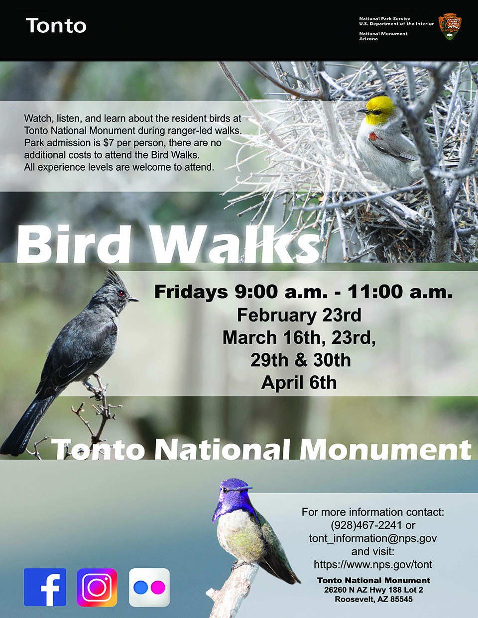 Bird Walk 2018 Flyer Bird Walk 2018 Flyer
