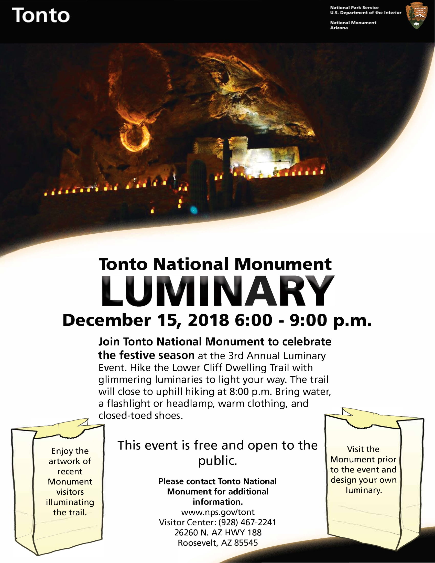 Tonto National Monument Luminary Event 2018 Tonto National Monument