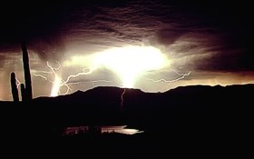 evening storm in the Sierra Anchas evening storm in the Sierra Anchas
