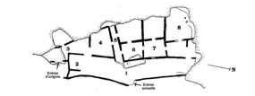 Lower Cliff Dwelling map Lower Cliff Dwelling map