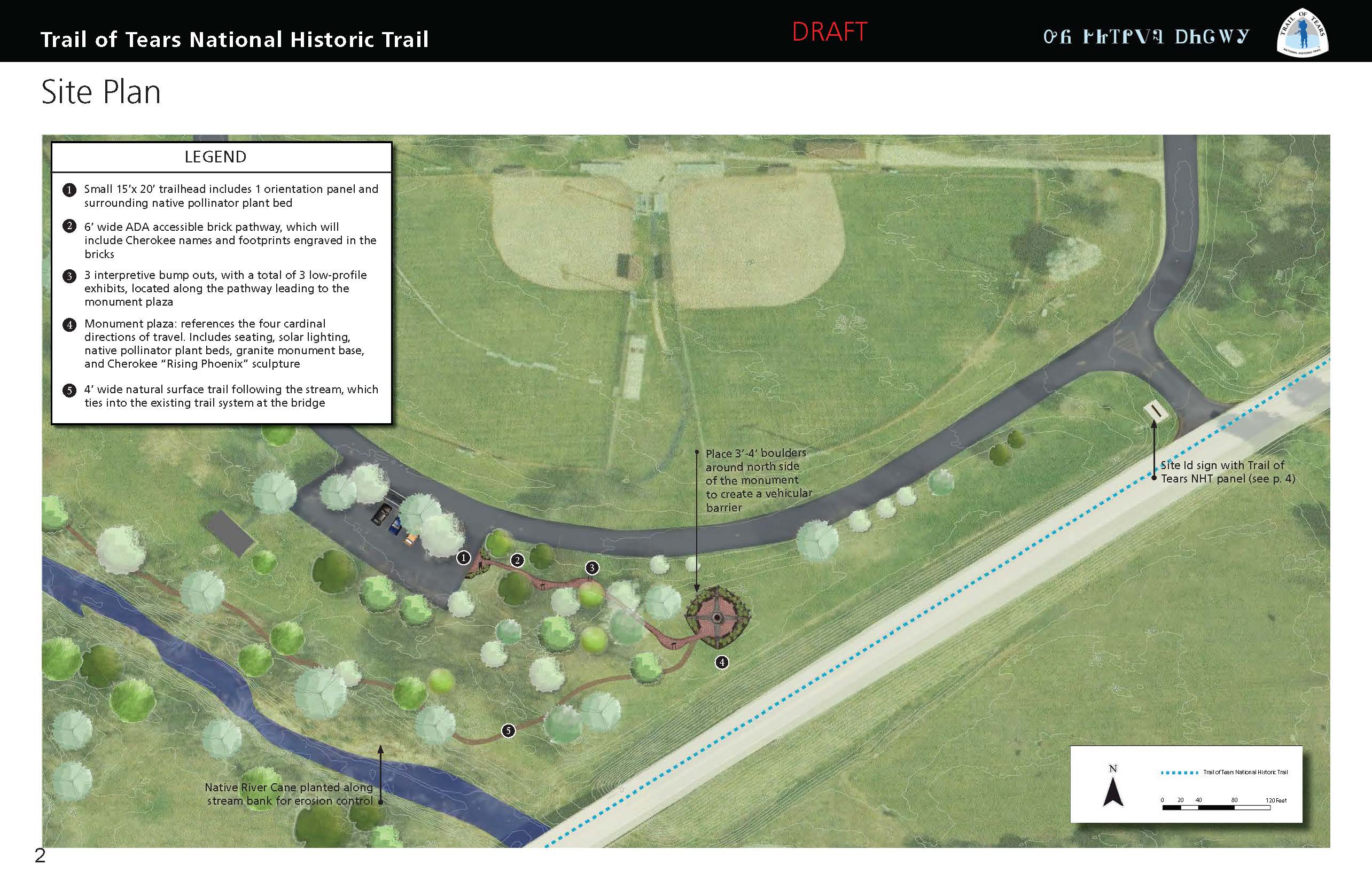 aerial view of area for a design concept.