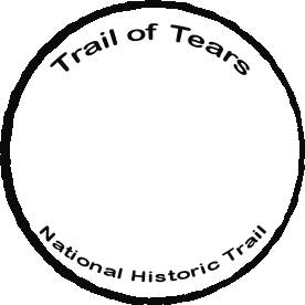 Circle with Trail of tears national historic trail.