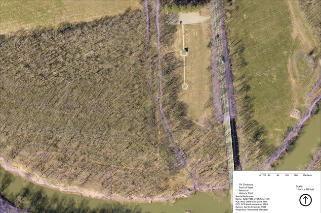 lt= An aerial photo of a grassy area depicting new additions.