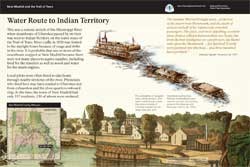 Trail of Tears exhibit in New Madrid, MO. Trail of Tears exhibit in New Madrid, MO.