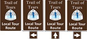 Local Tour Route signs