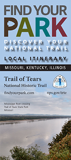 Trail of Tears NHT Rack Card Front Trail of Tears NHT Rack Card Front